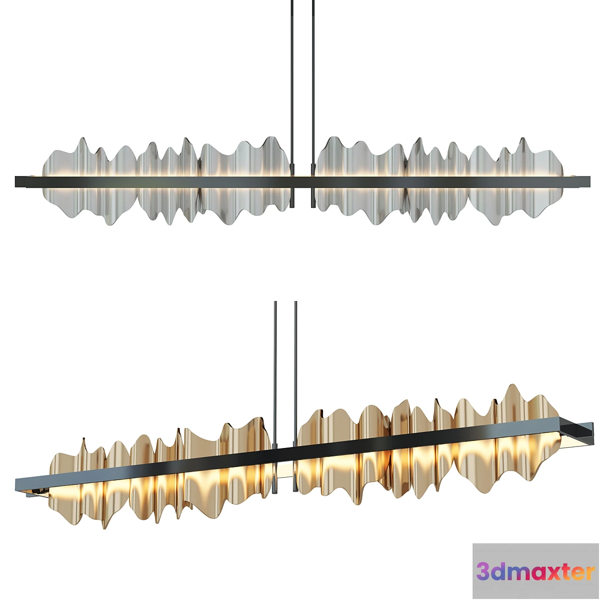 566755 - Metal chandelier