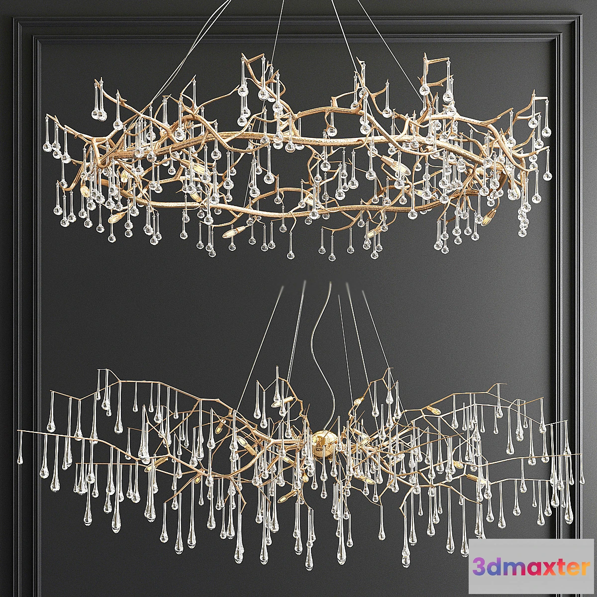 567195 - Serip Bijout Chandelier - 2 types