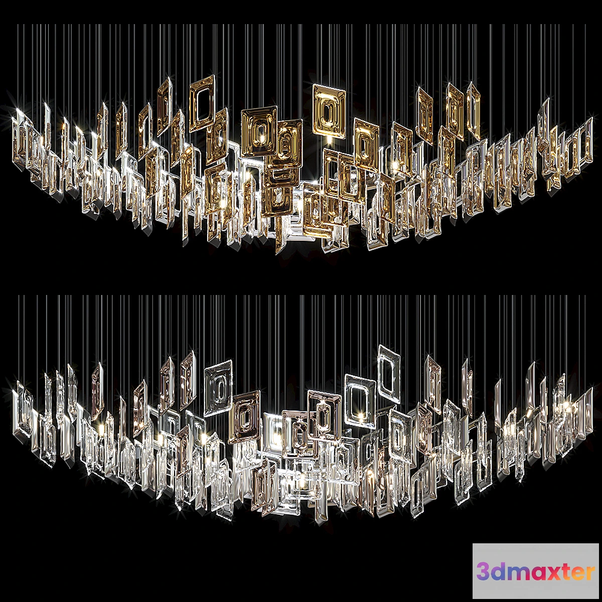 567233 - Chandelier Light Vargov - Geometric