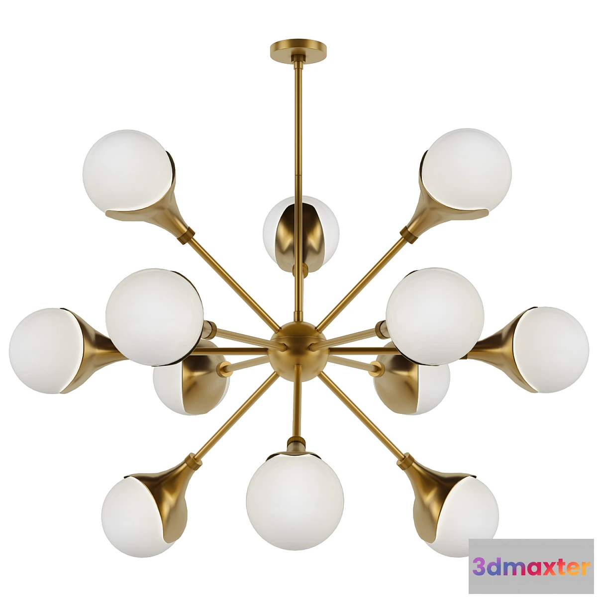 567422 - Arteriors Home Augustus ANTIQUE BRASS