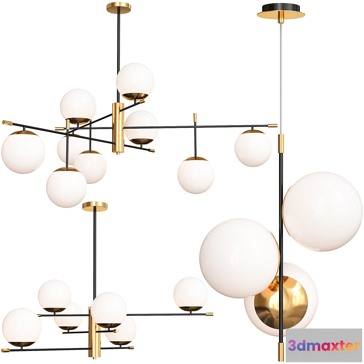 567566 - Maytoni Nostalgia Chandelier Set