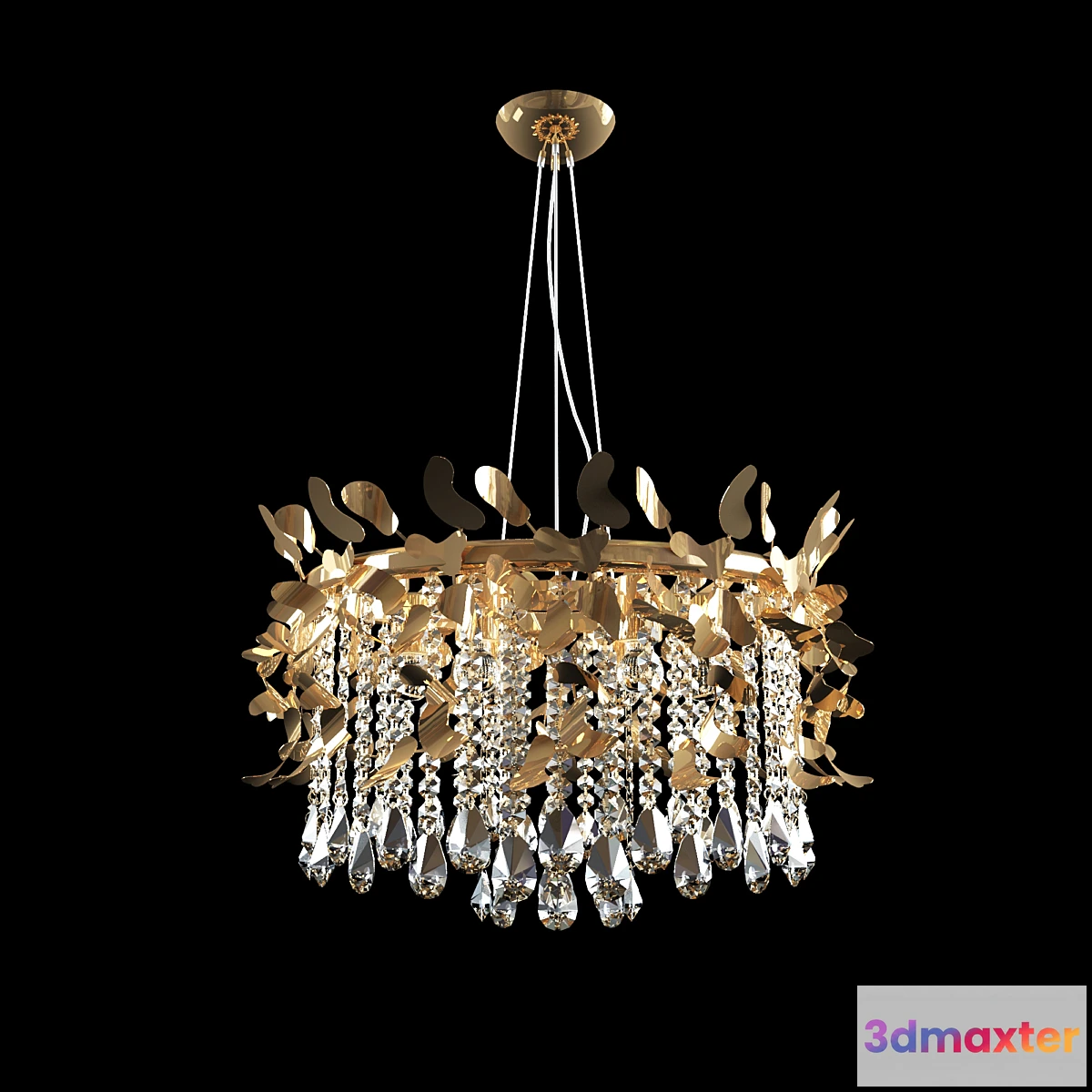575298 - Chandelier pendant Crystal Lux Romeo SP6 GOLD