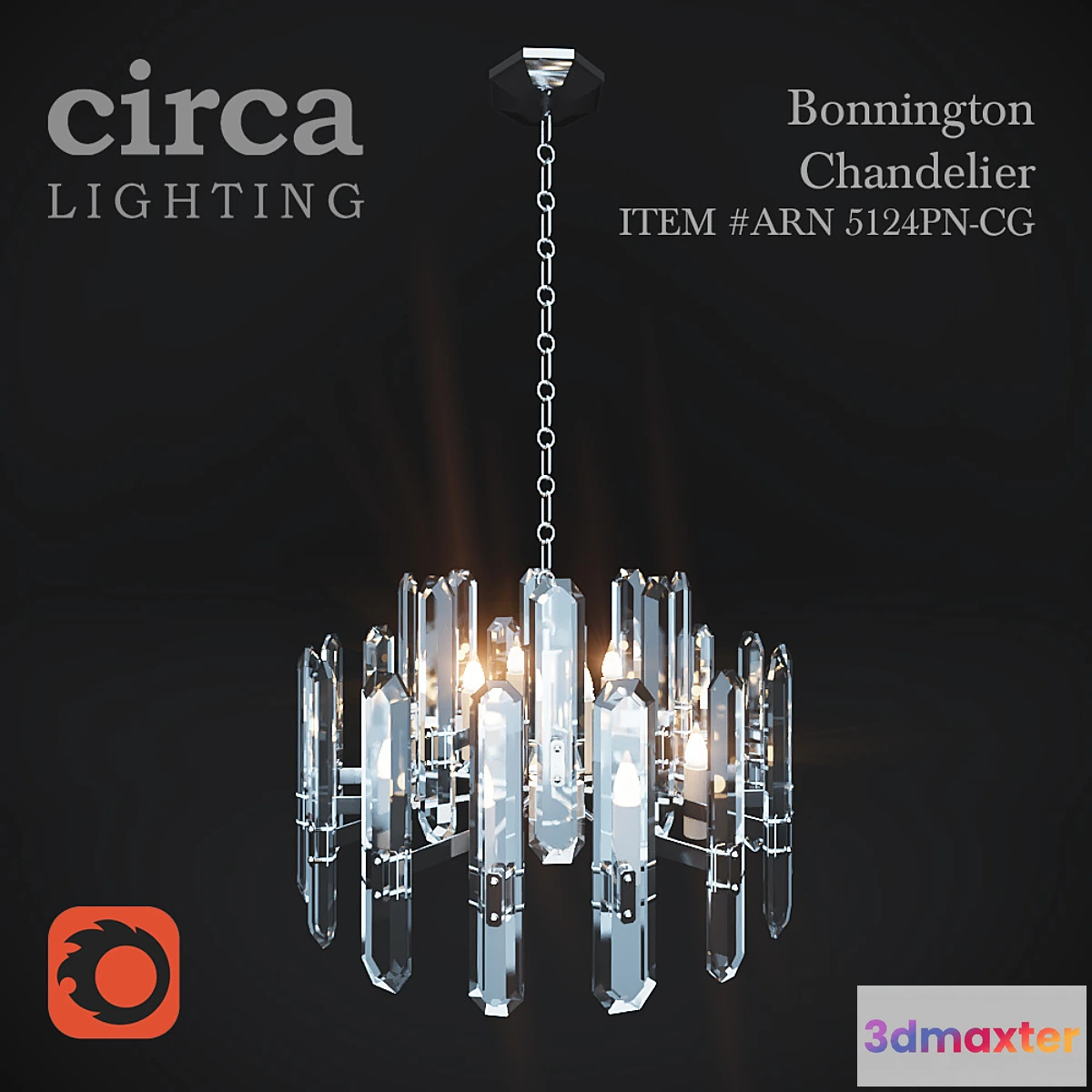 575376 - Chandelier Circa Bonnington Chandelier
