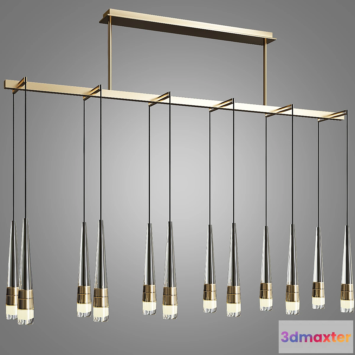 575488 - Apollinaire Linear Chandelier