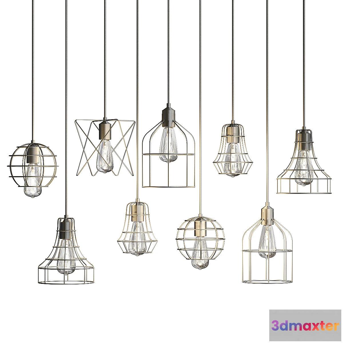 575538 - Lampara Vintage Techo comparacion