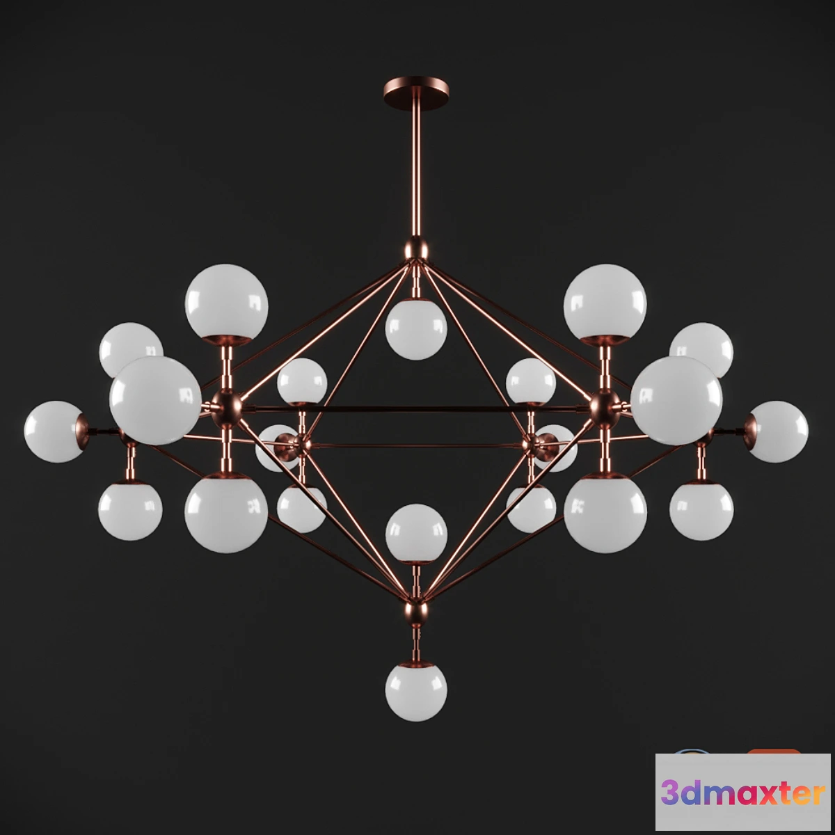 575558 - Modo Chandelier 21 Globe