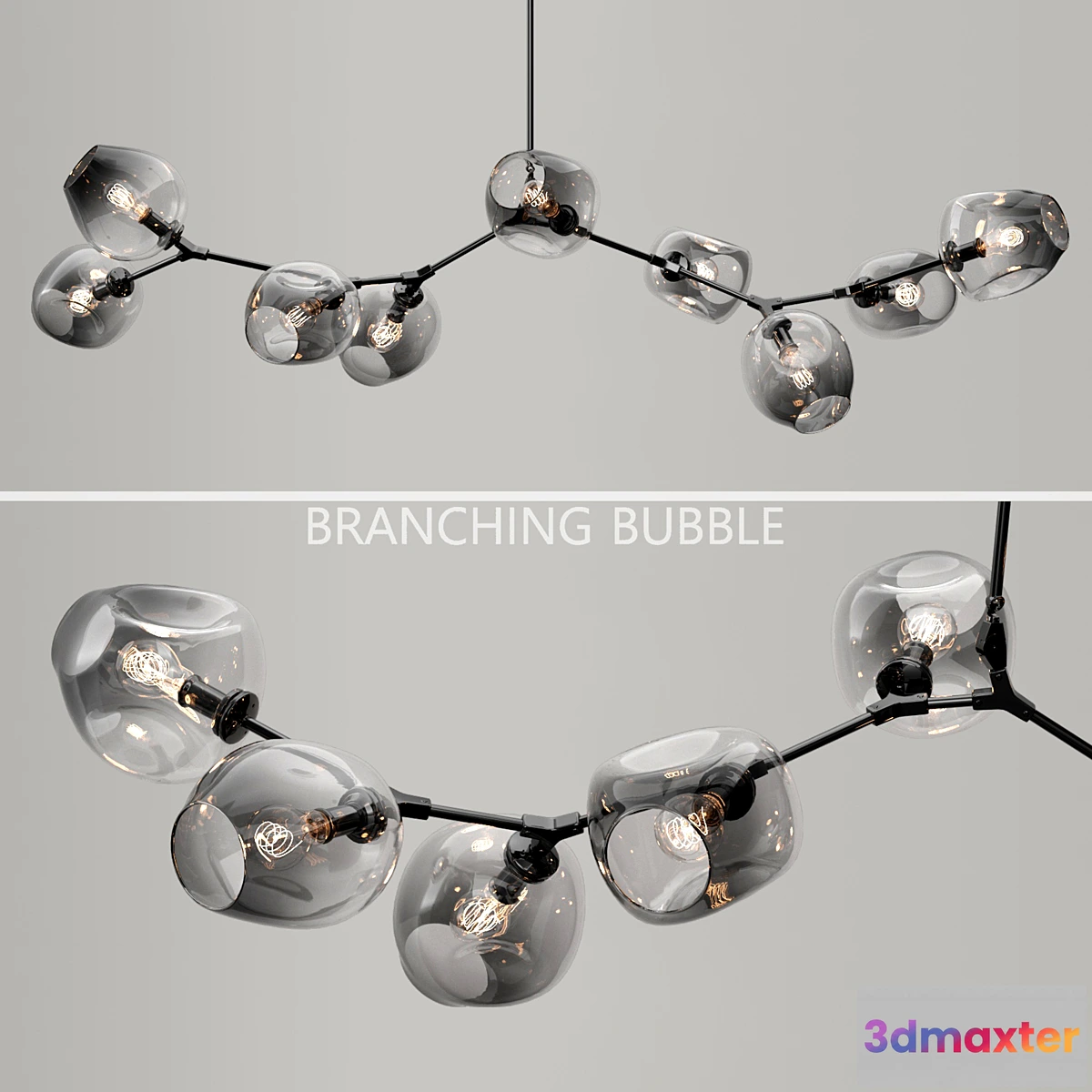 575596 - Branching bubble 9 lamps