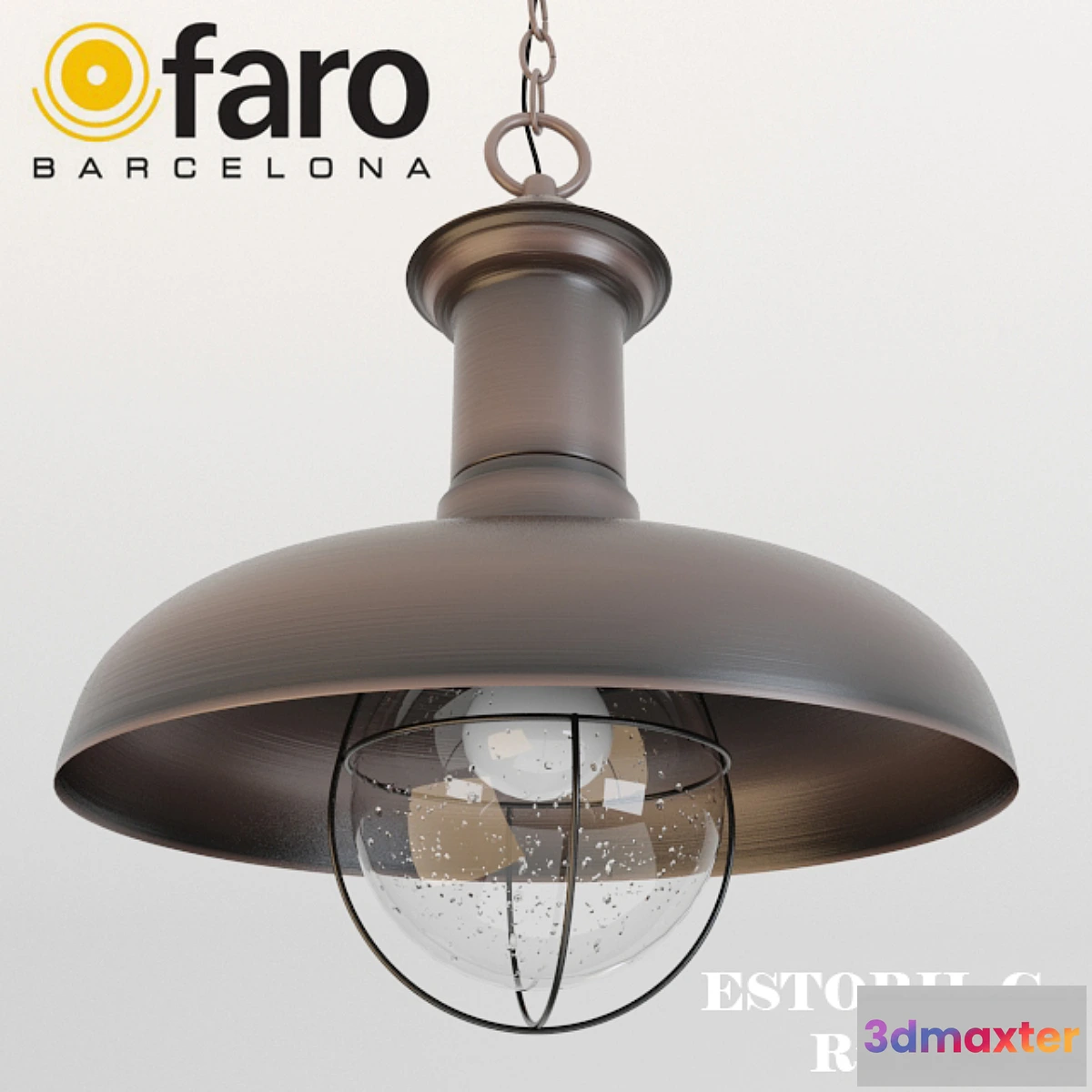 575730 - Faro ESTORIL-G Rust pendant lamp
