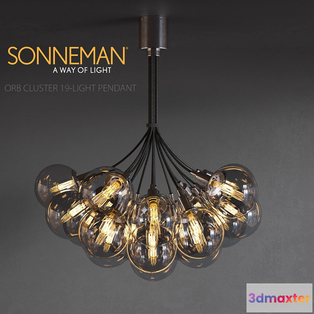 576098 - Sonneman ORB CLUSTER 19-LIGHT PENDANT