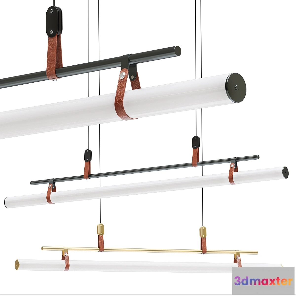 614275 - Lucien Tube Chandelier Decorlyn