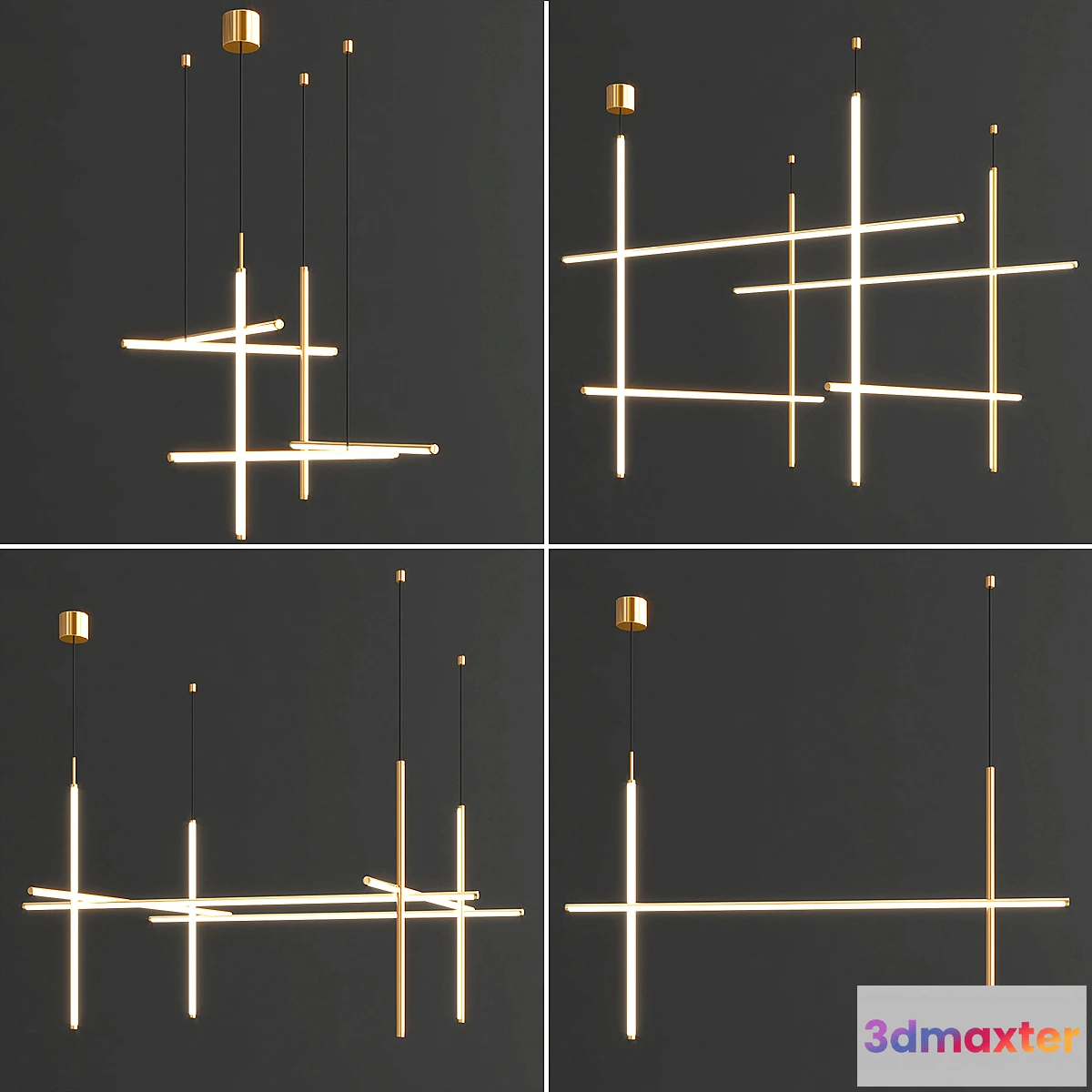 614293 - Coordinates LED Chandelier collection