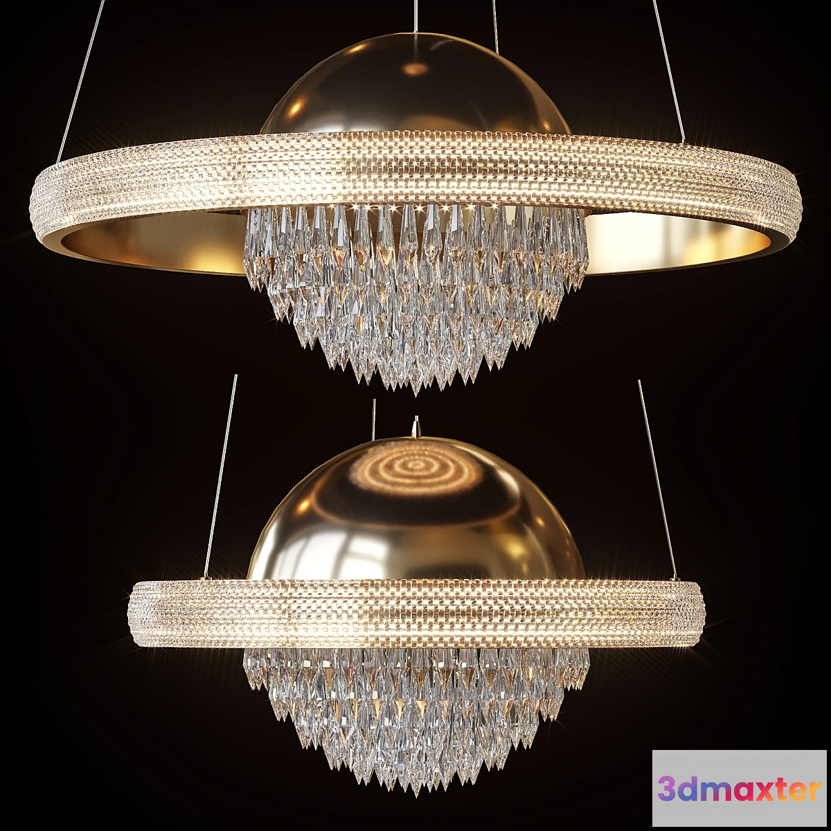 614343 - Suspended chandeliers ZARINA by Lampatron