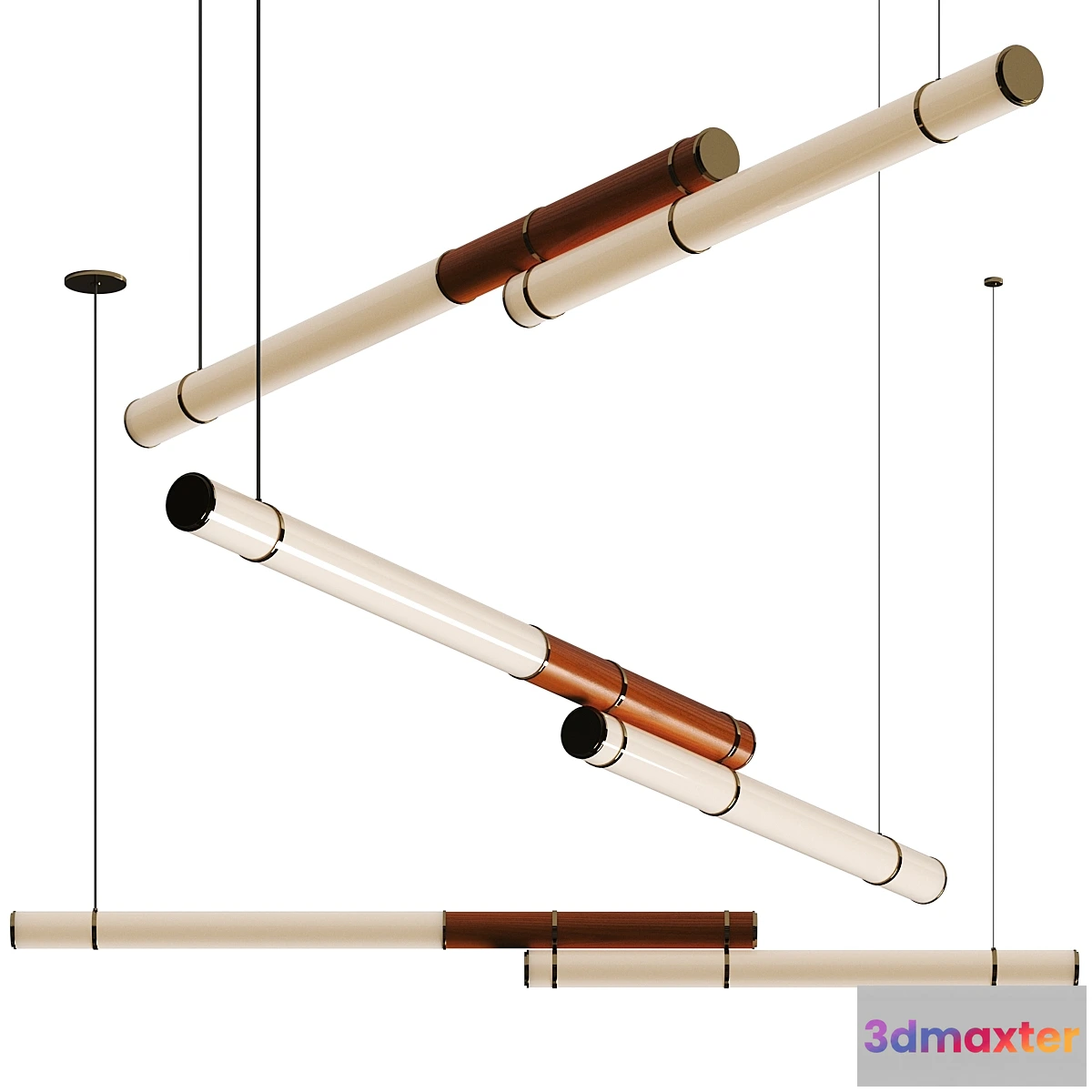 614355 - Mini Endless Double Jason Miller Pendant Lamp