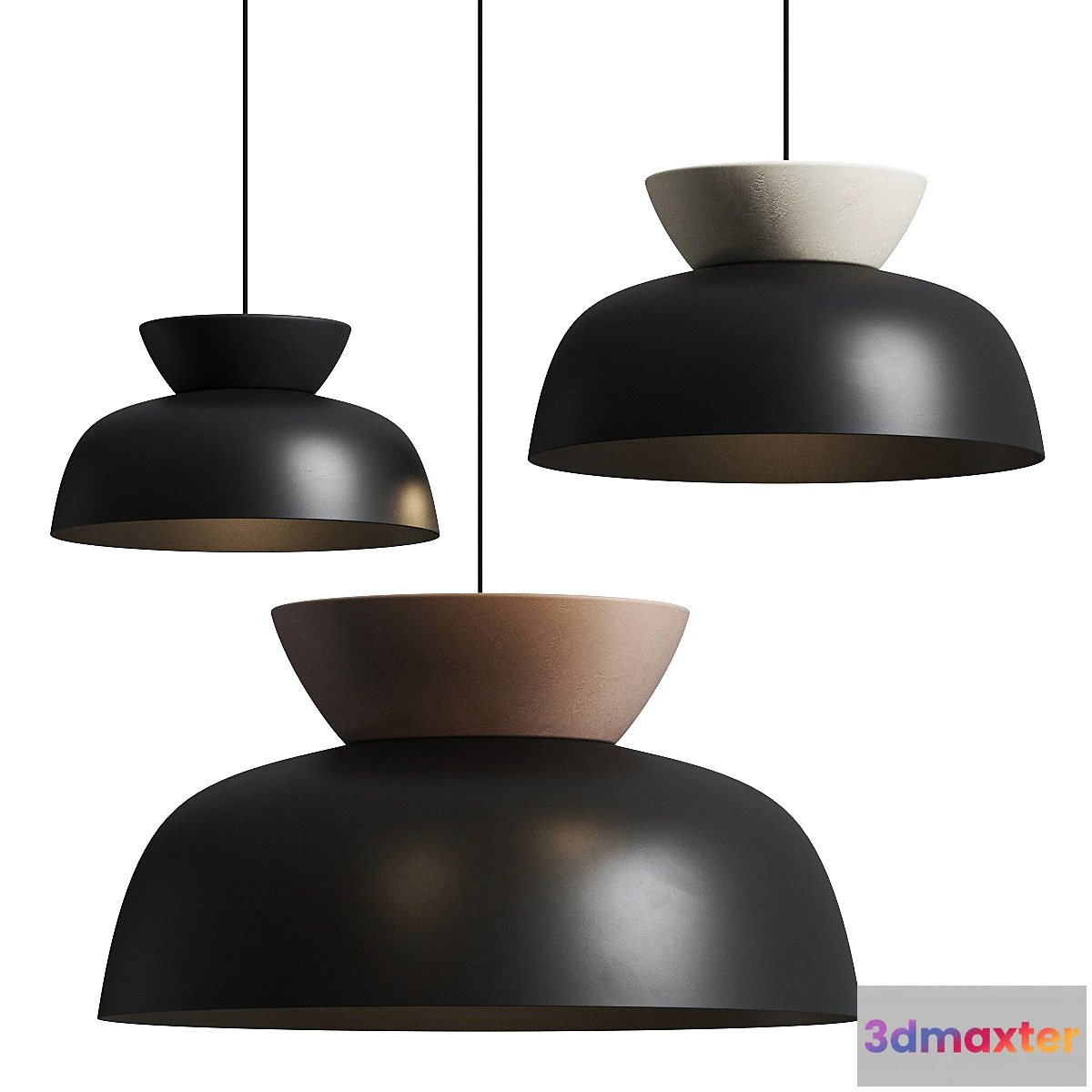 614401 - South Drawn Hats Pendant Lamps