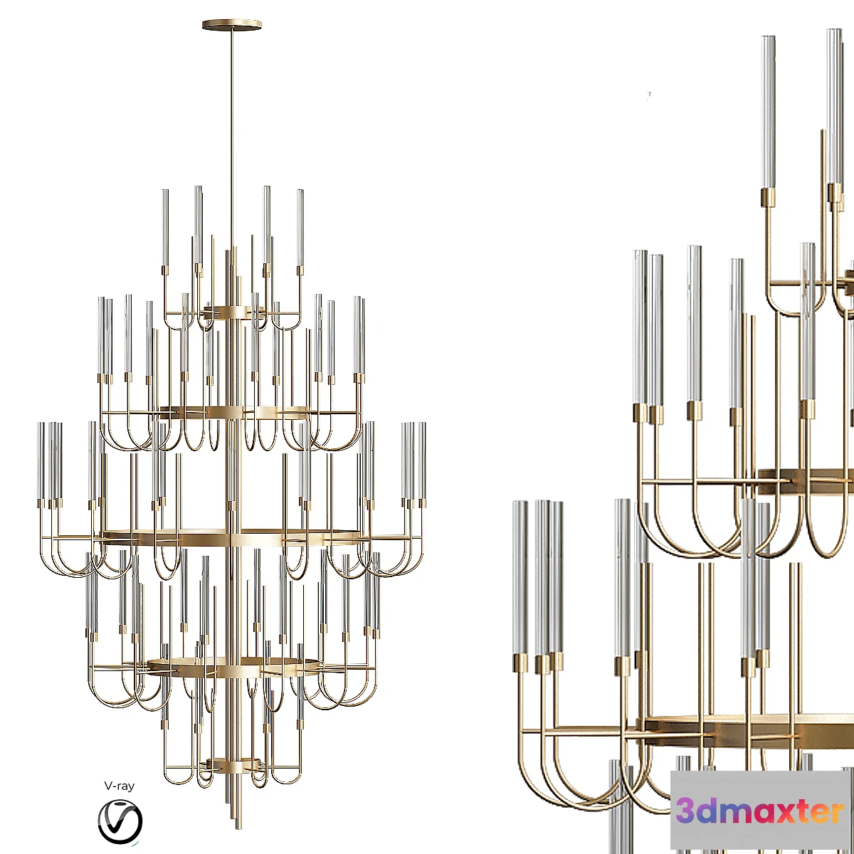 614481 - Gala Chandelier Luxxu