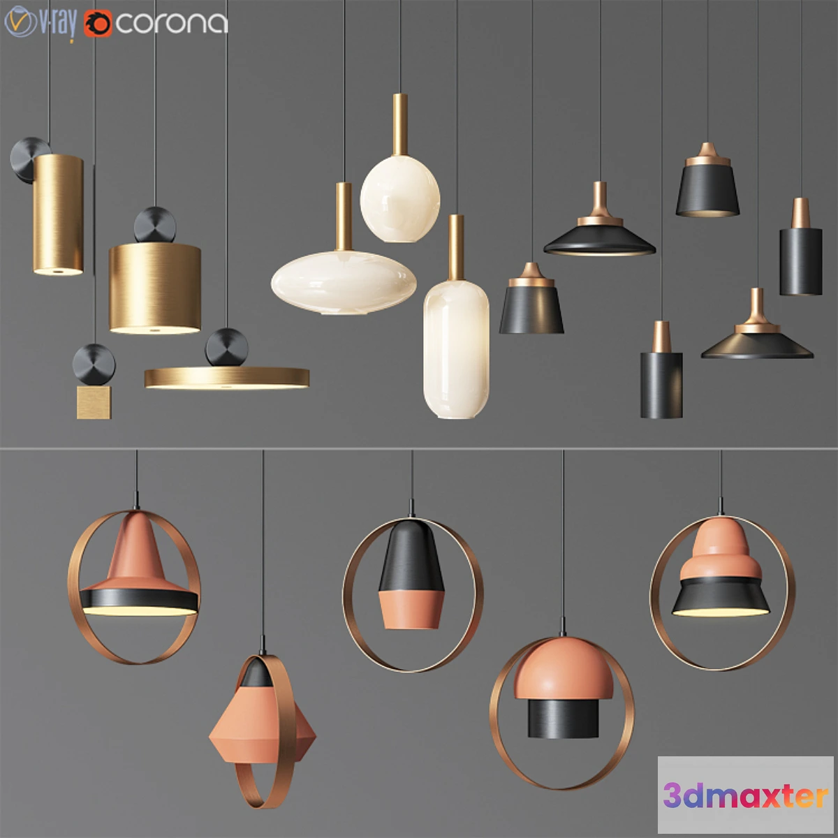 614505 - 4 Celing Light Collection 01