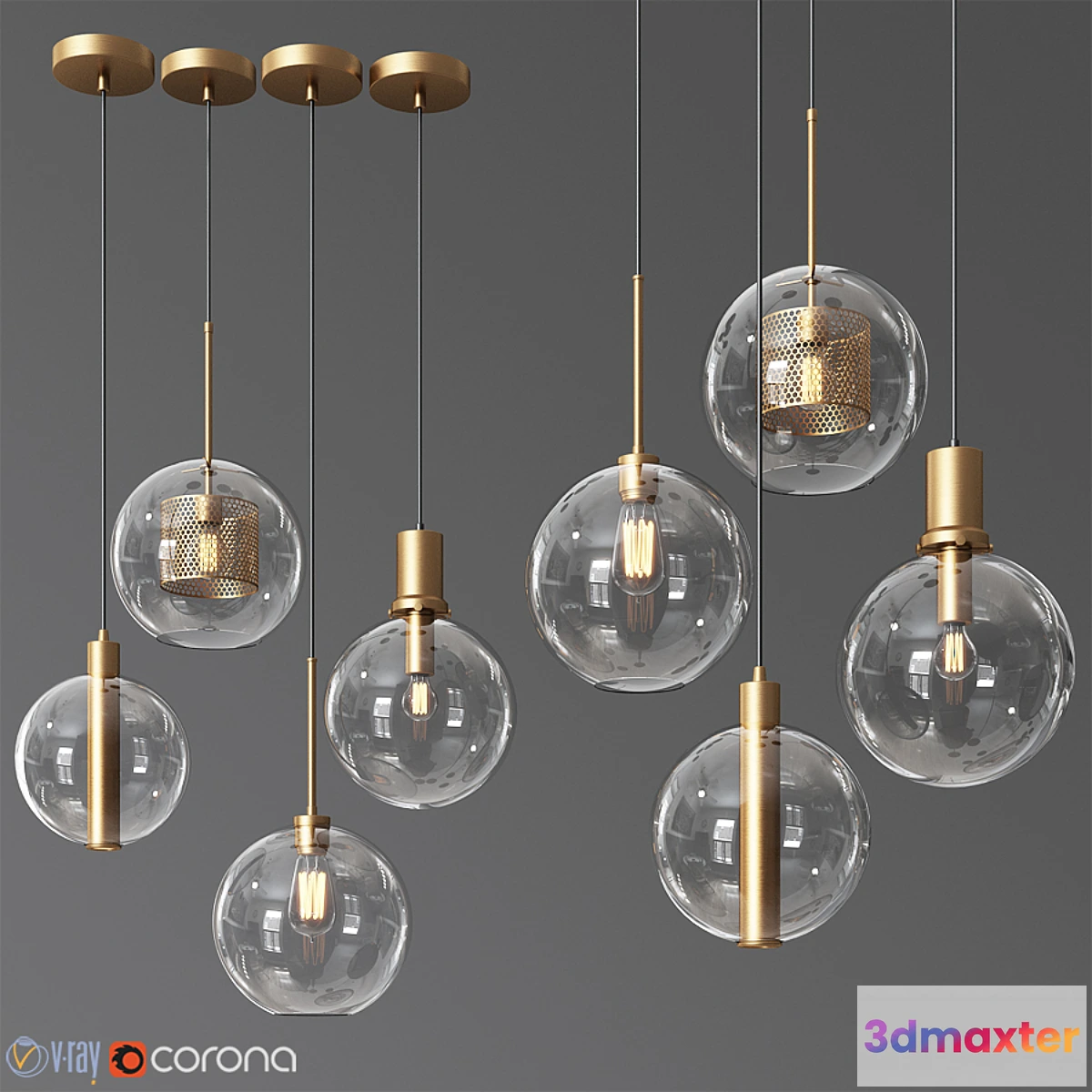 614539 - Pendant Light Collection 11 - 4 Type - No.2