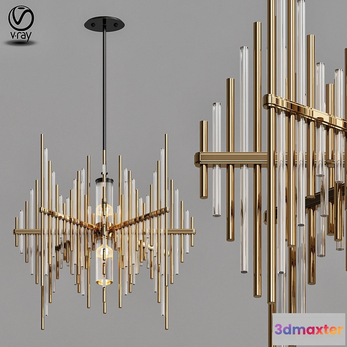 614595 - Corbett Lighting 238 42 Gold Leaf