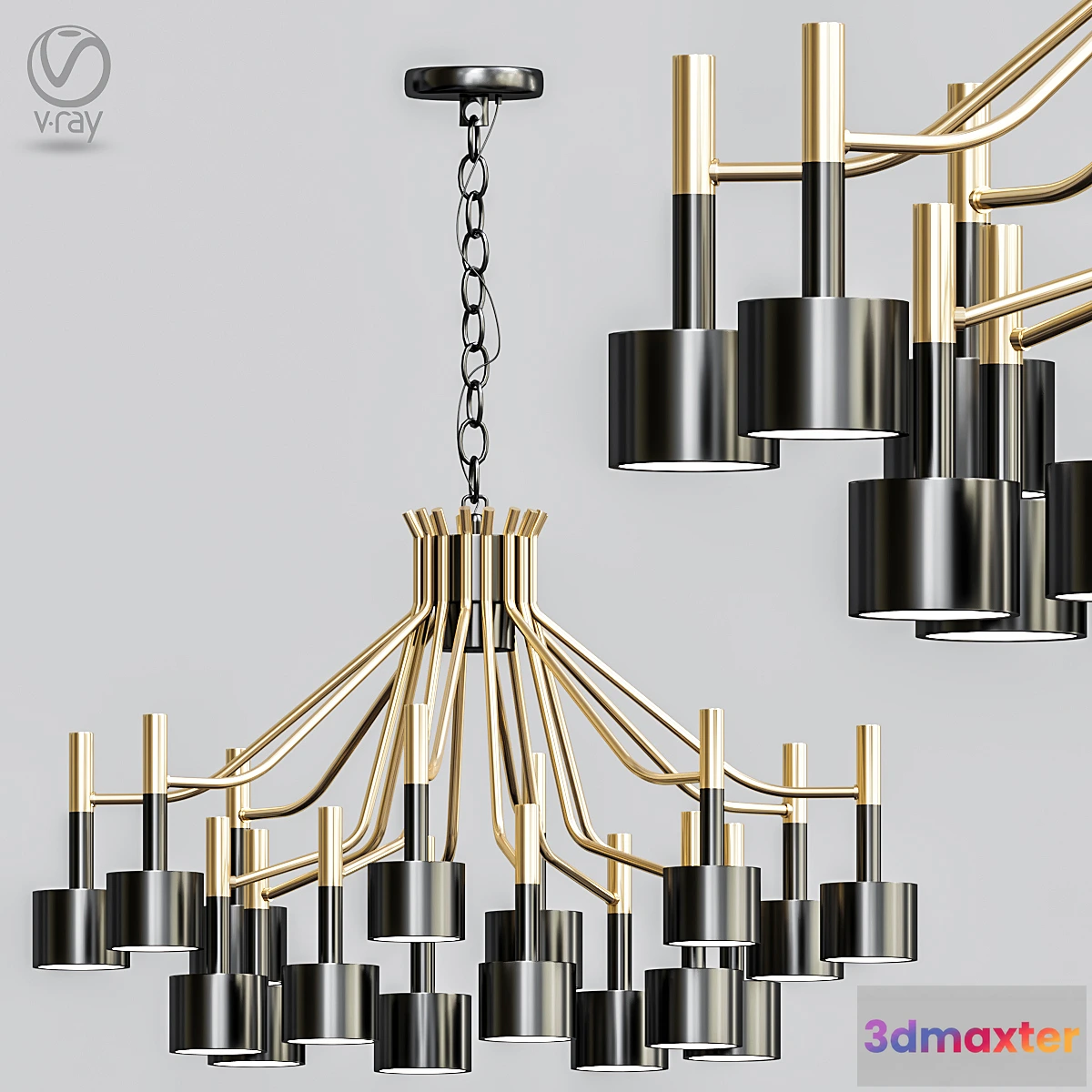 614641 - Chandelier Delightfull Ella Suspension Selightfull