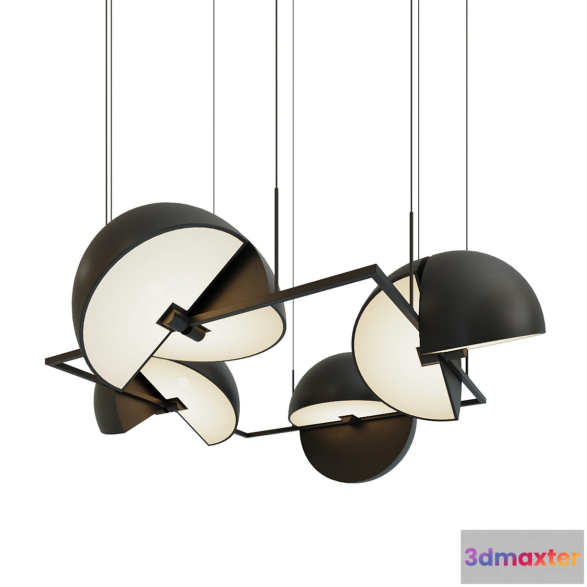614687 - Pendant lamp Trapeze Quartette by oblure