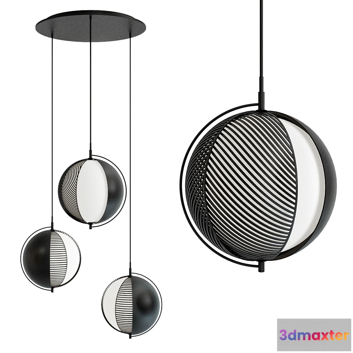 614689 - Pendant lamp Mondo Pendant by oblure 3