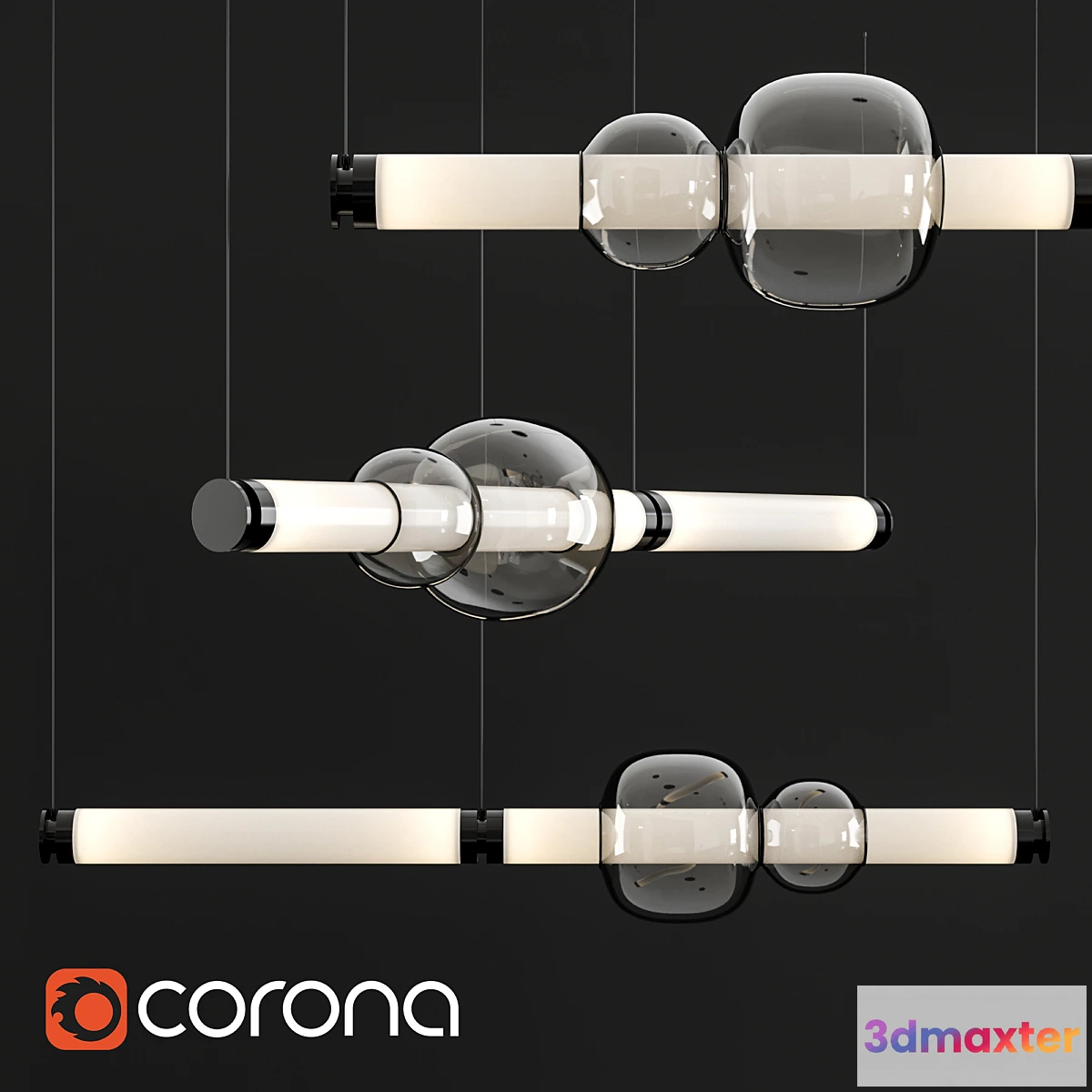 614703 - Pendant lamp GABRIEL SCOTT LUNA 1