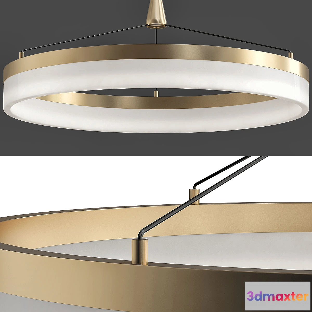 614707 - Keplar 1 Light Gold Pendant