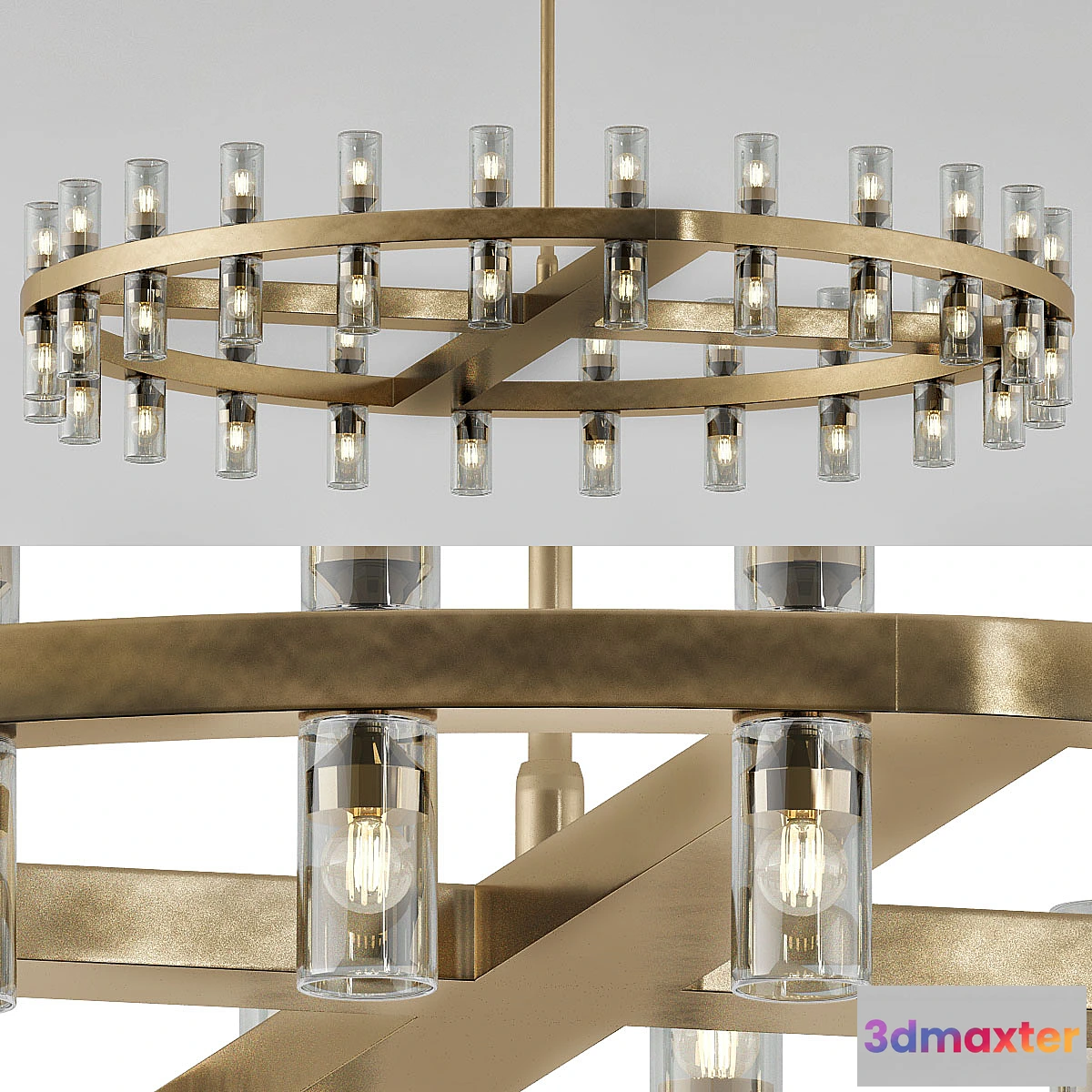614773 - Arcachon Round Chandelier Collection RH