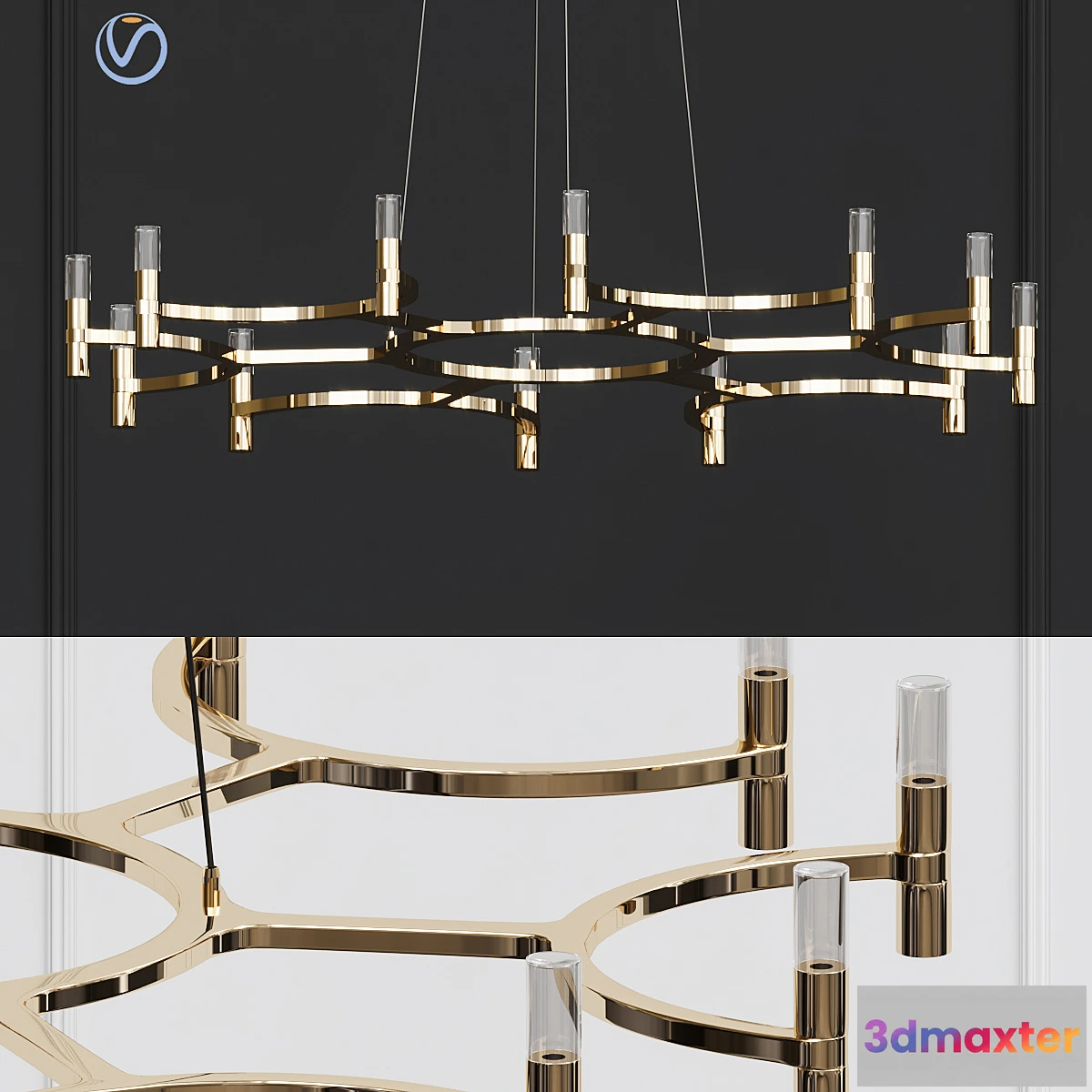 614783 - Corbett lighting hudson valley lighting