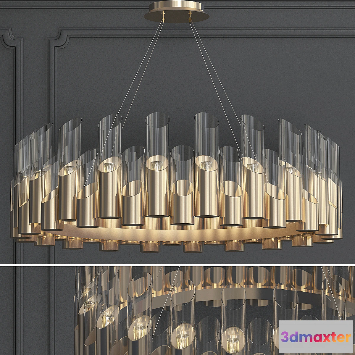 614789 - kebo luna chandelier