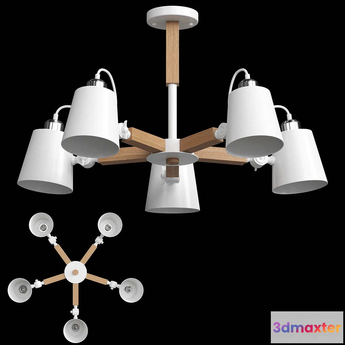 614963 - Arte Lamp Oscar A7141PL-5WH