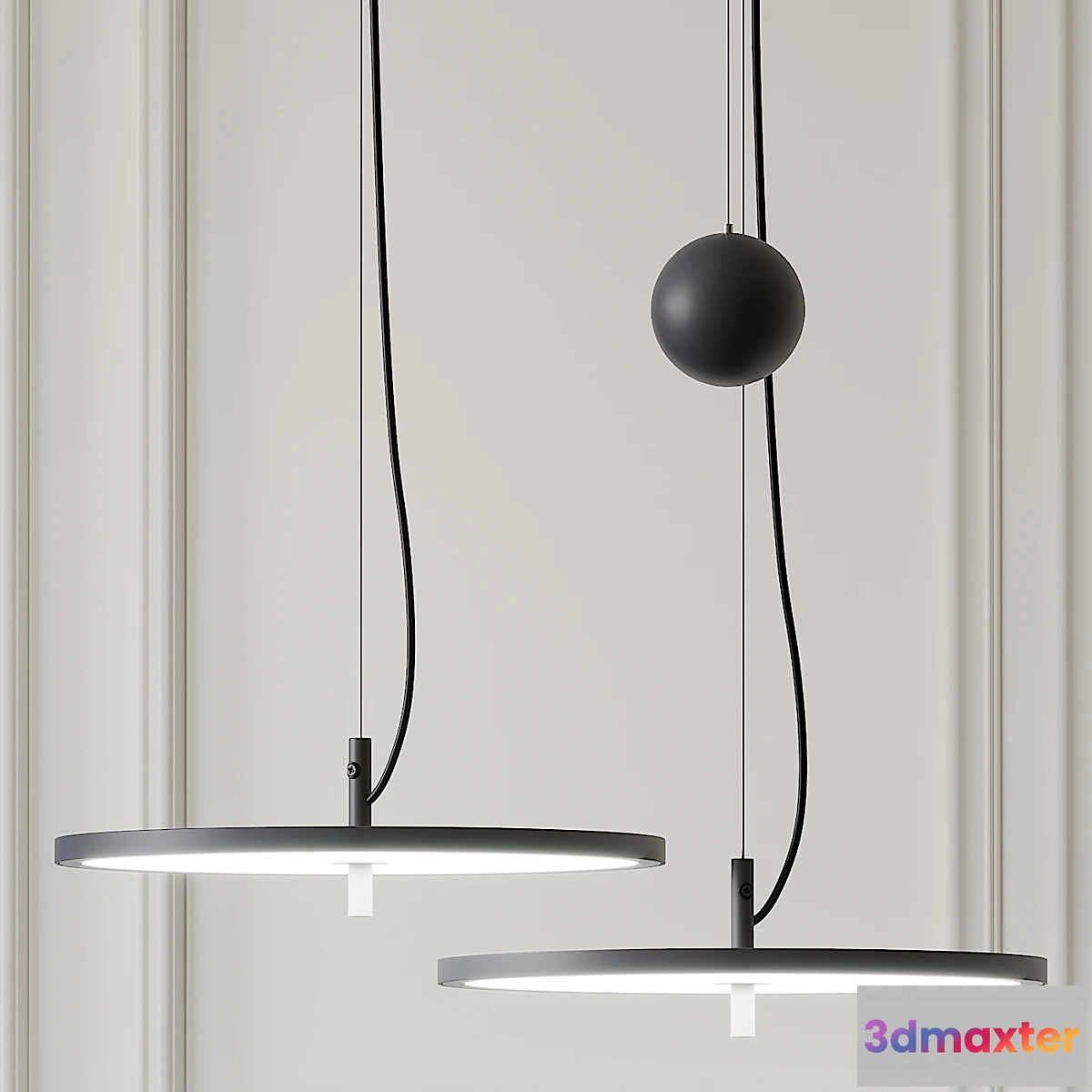 615025 - Blancowhite Pendant By Santa & Cole