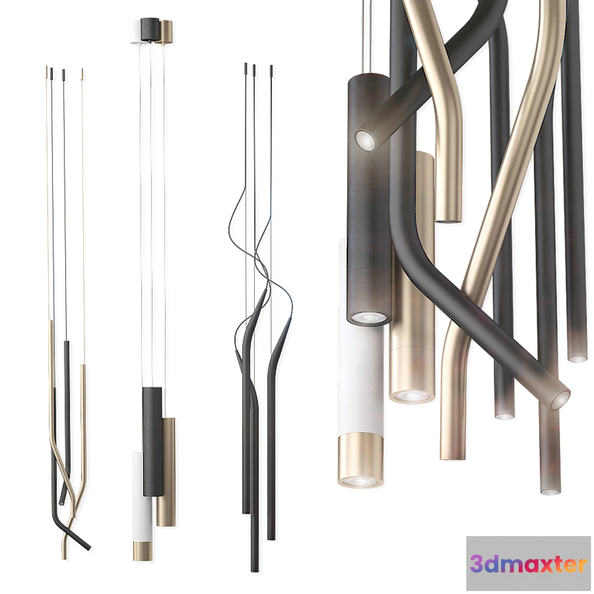 615041 - Collection Pendants set Favorite Luceplan Libra