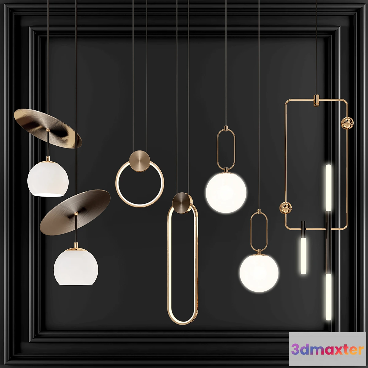 615069 - Four Pendant Lights set vol. 01