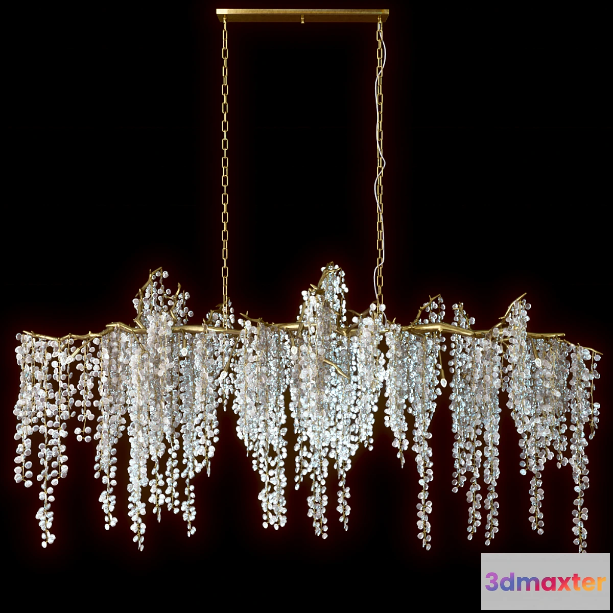 615123 - Shiro Noda Glass Chandelier
