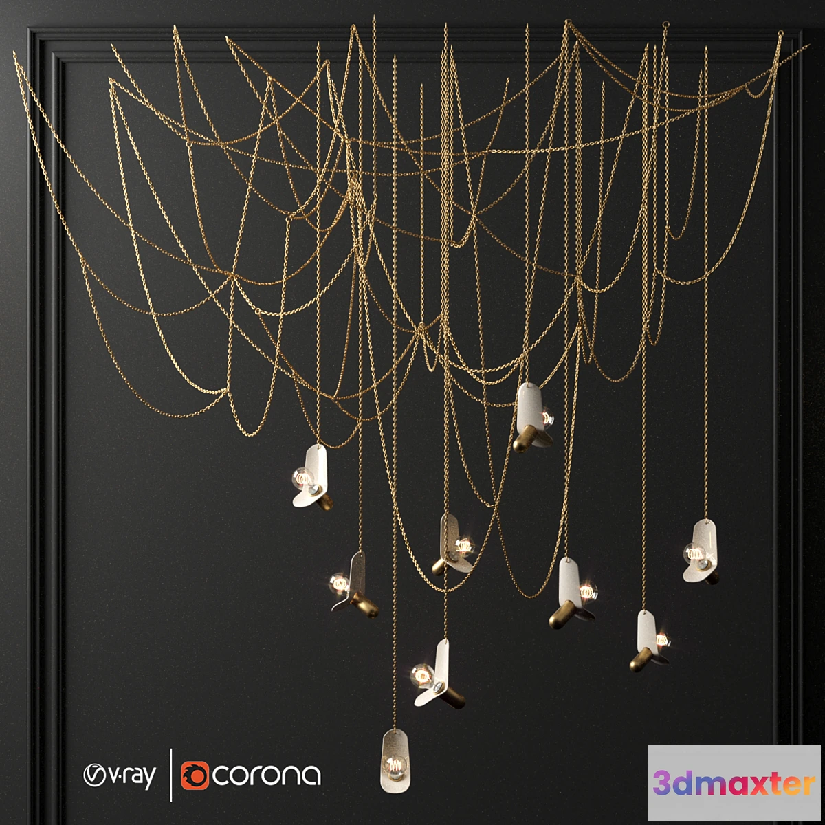 615161 - Chain chandelier