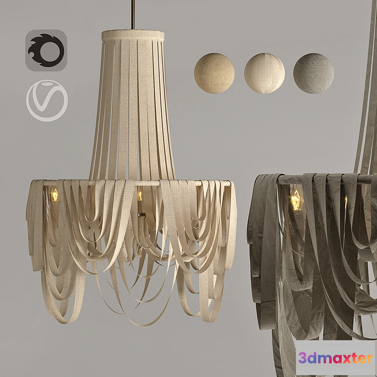 615249 - Cloth_chandelier
