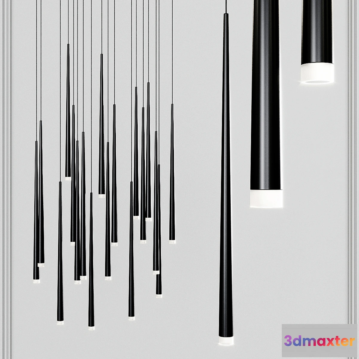 615337 - Pendant lamp Lampatron MORGAN 3 piece