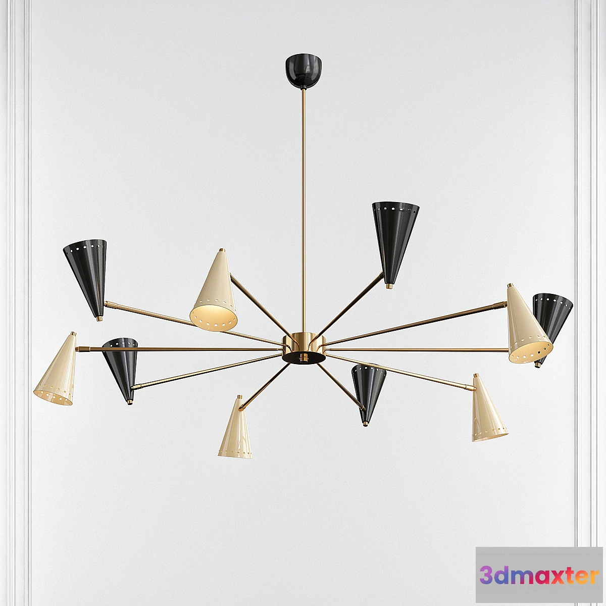 615376 - Fausto Gazzi FIFTYES 2 CHANDELIER