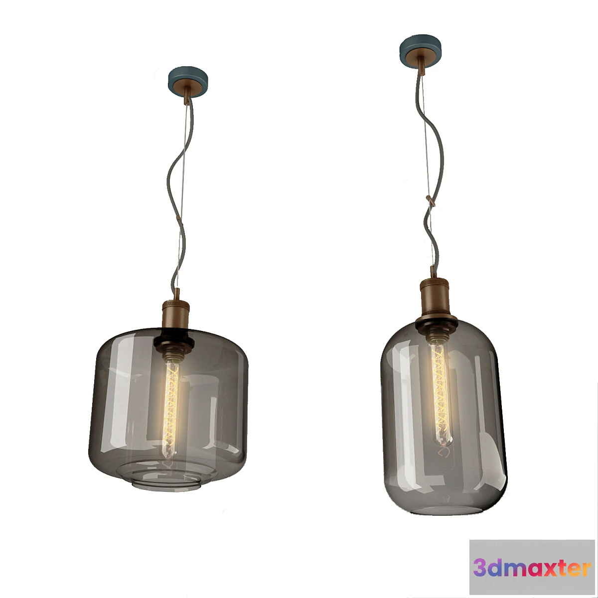 615572 - pendant duo lamps
