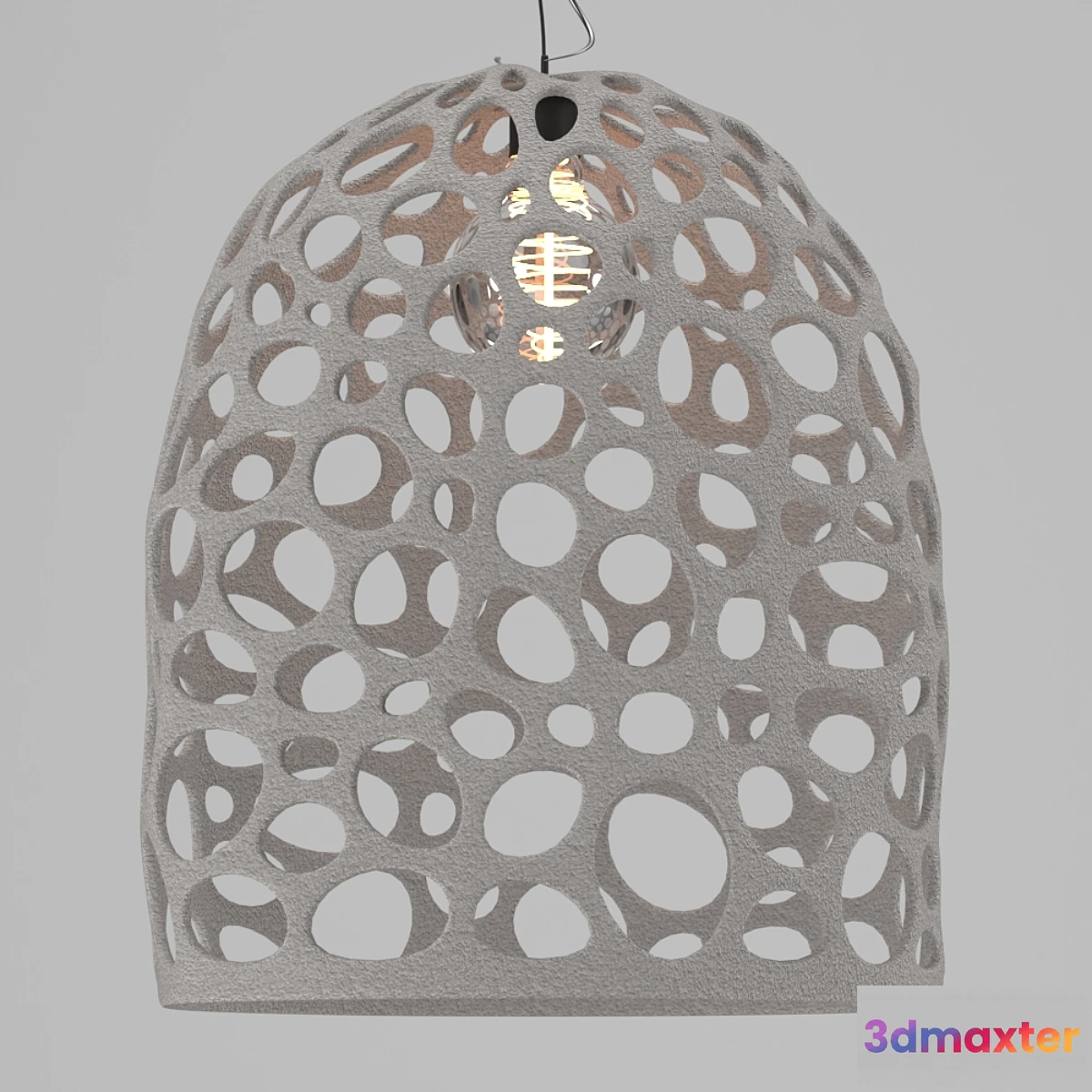 615606 - APARRI WHITE ROUGH CAST PENDANT LIGHT