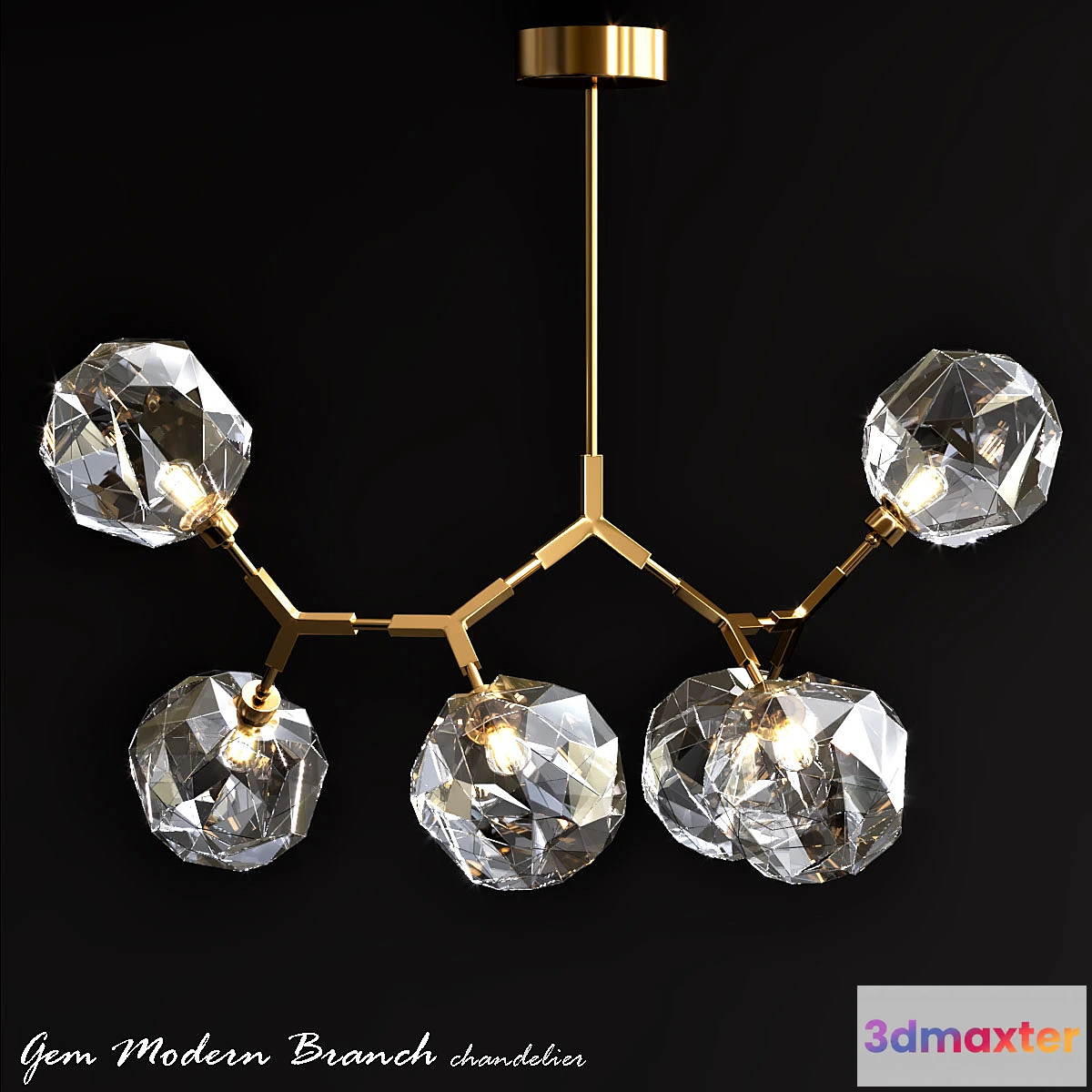 615622 - Gem Modern Branch Chandelier