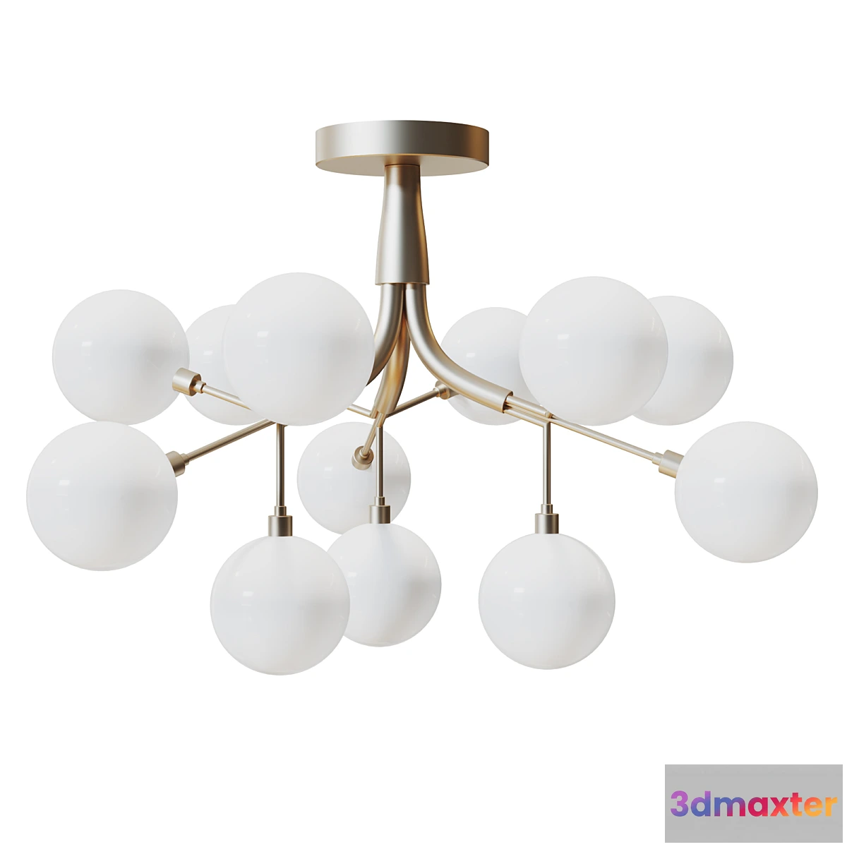 615772 - Loft Concept - Berries Chandelier White