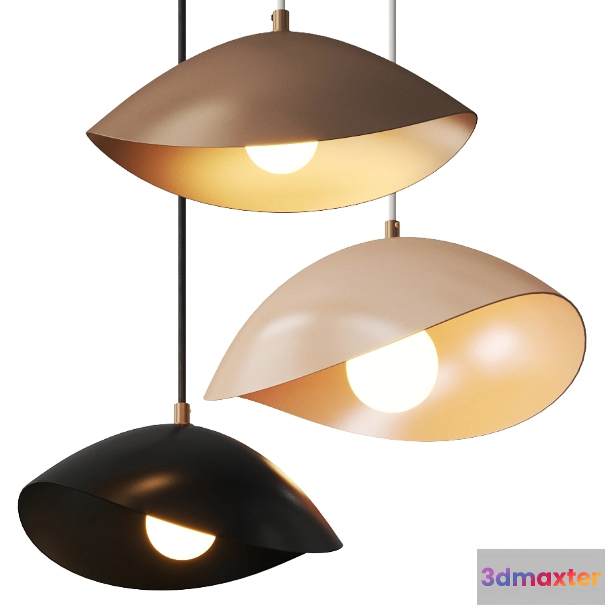 616032 - Luminaire Authentik Coquelicot Pendant Lamps
