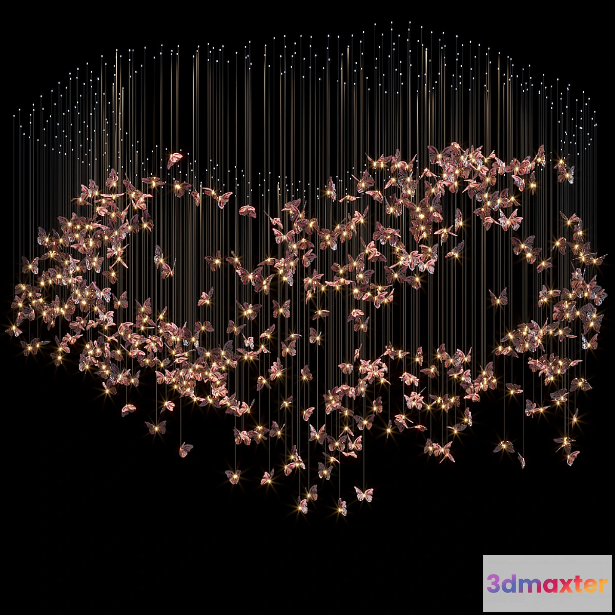 616220 - Light stained glass Vargov Design - Butterfly - No.3