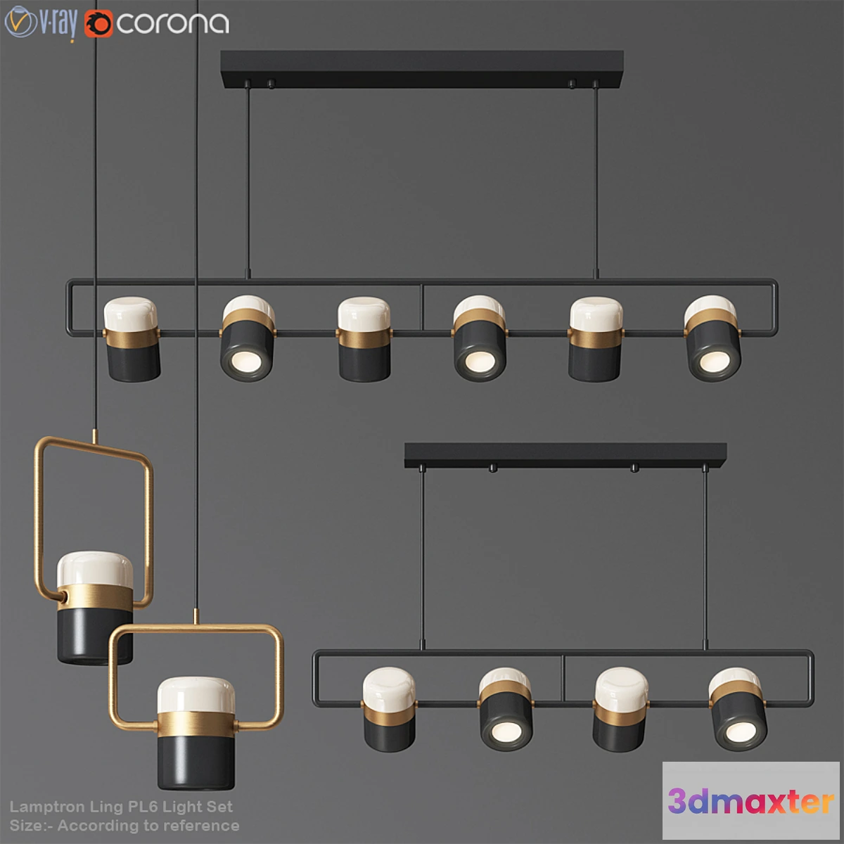 616502 - Lamptron Ling PL6 Light Set