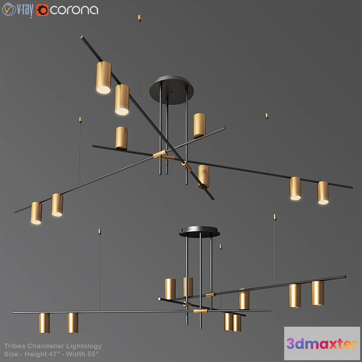 616516 - Tribes Chandelier Lightology