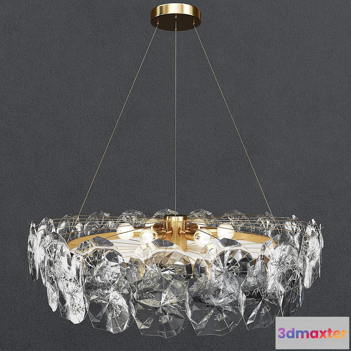 616612 - Clear Crystal Gold Hardware Lighting