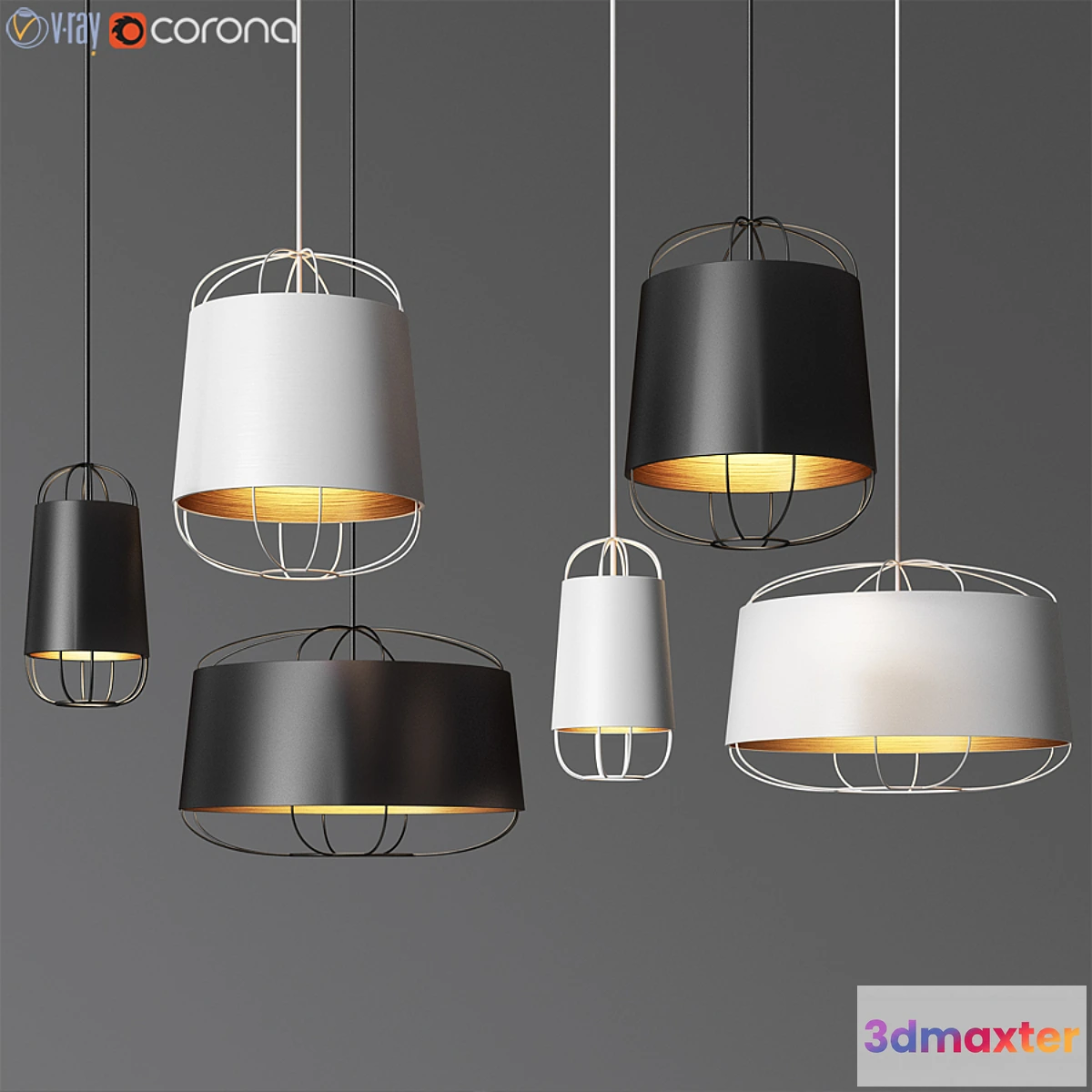 616630 - Lanterna Pendant Light Set Petitefriture