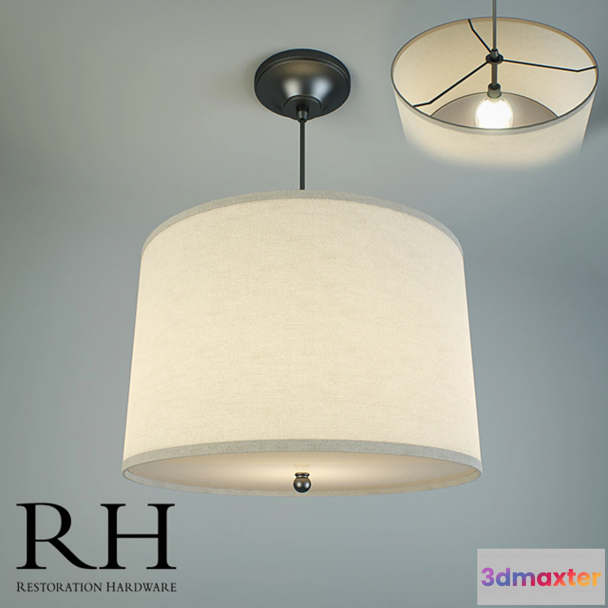 627069 - Restoration Hardware - Solid Adler Pendant